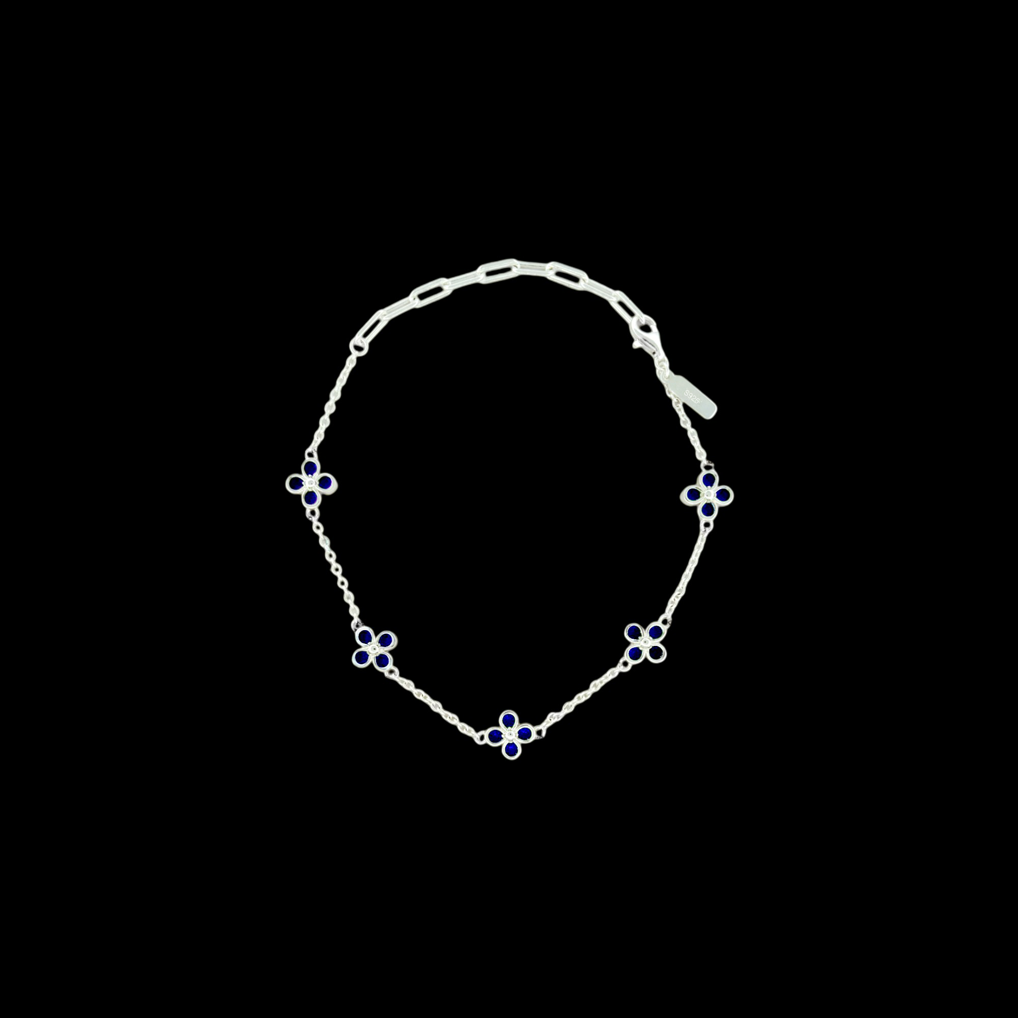 Gemleaf Bracelet BLUE - S925 Silver