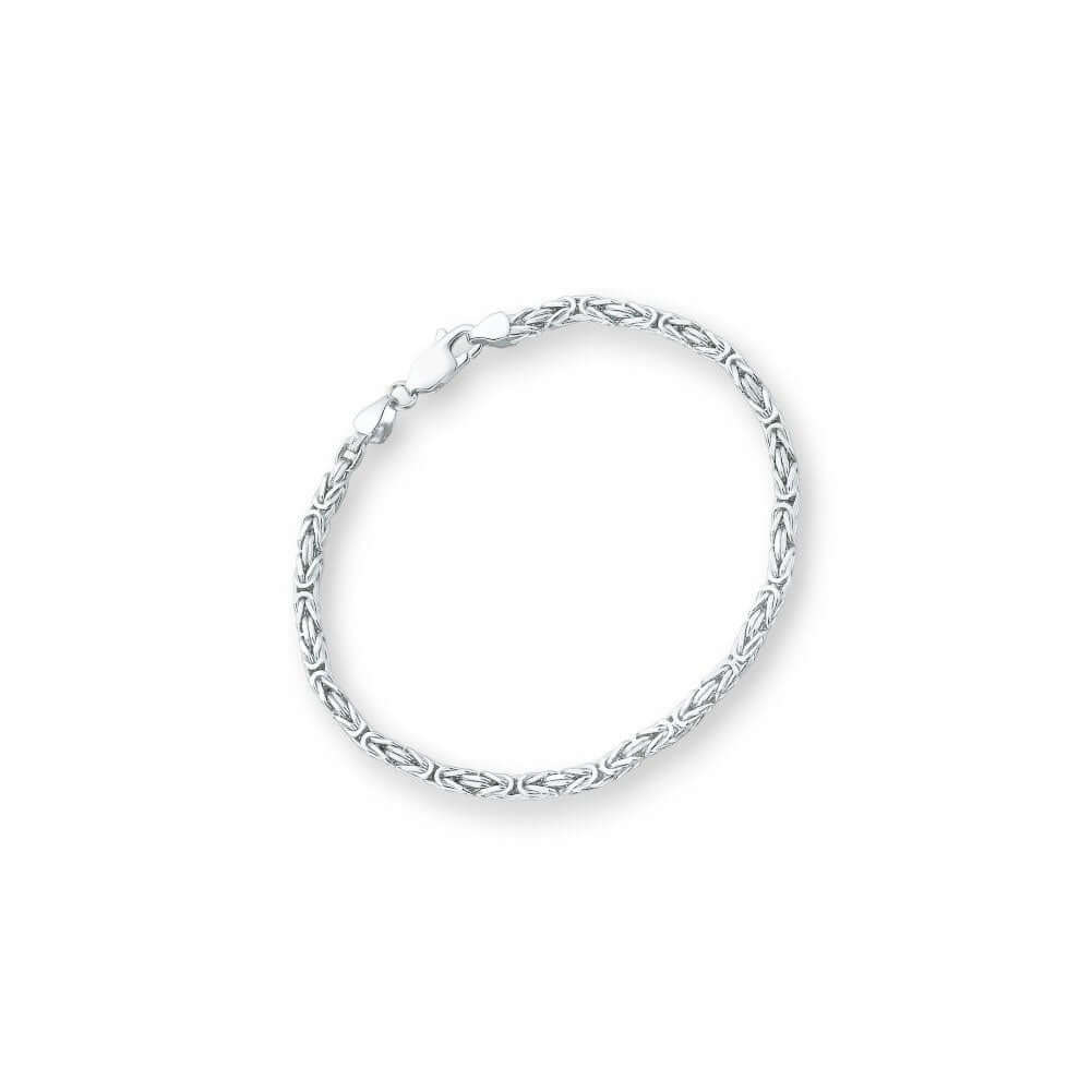 King's bracelet square 2.5mm - 925 silver